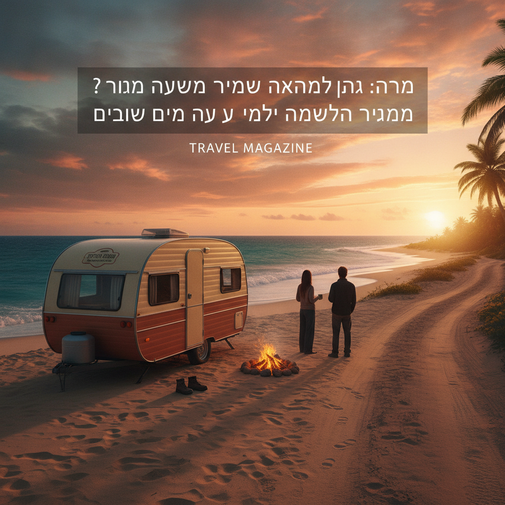 לפני שיוצאים לטיול דרכים: למה שווה לקנות קרוואן ומה מיוחד בקרוואן העמק?