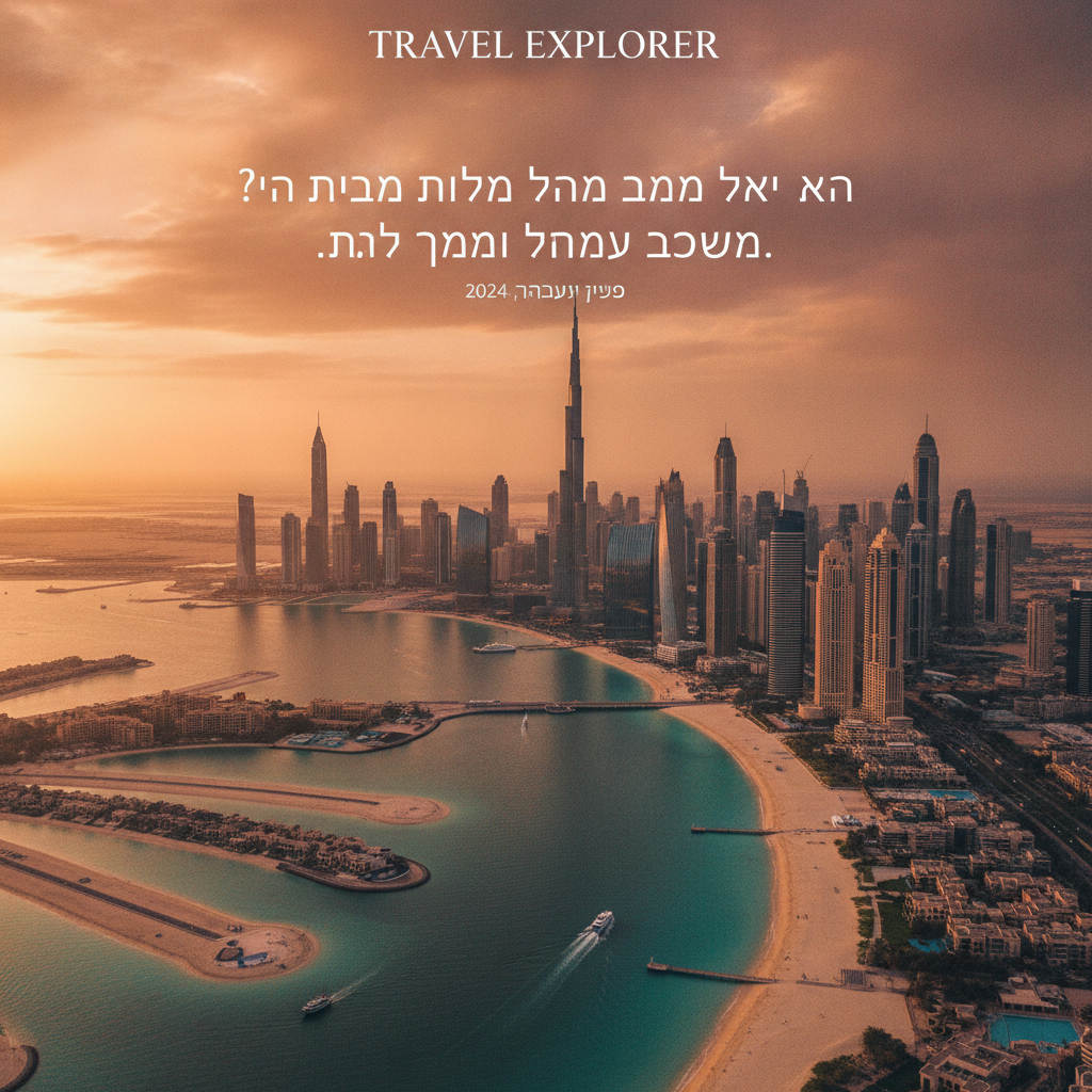 מה לארוז ולאן כדאי ללכת? המדריך המלא לטיול בדובאי